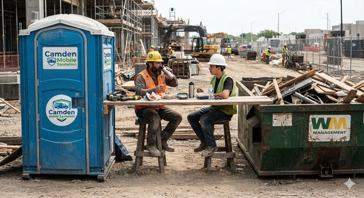 Construction Site Porta Potties in Rockford, IL